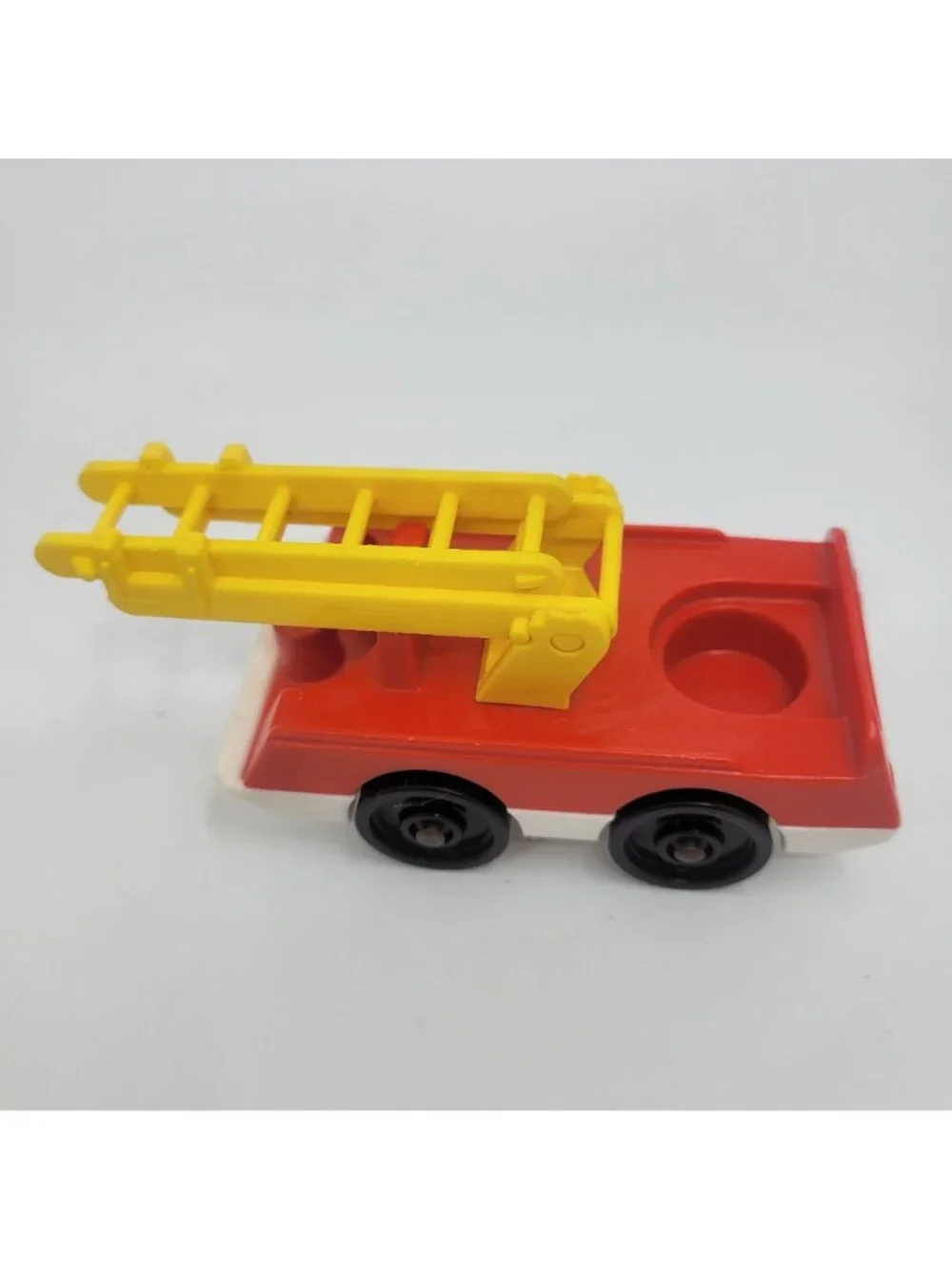 Fisher Price Play Family Lot of Vehicles - Mini Bus, Fire & Mail, Jet Fuel Cart